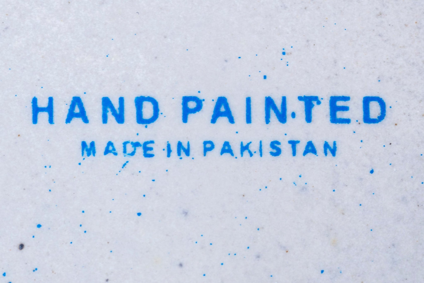Ghauri Oblong Platter - Multani Blues