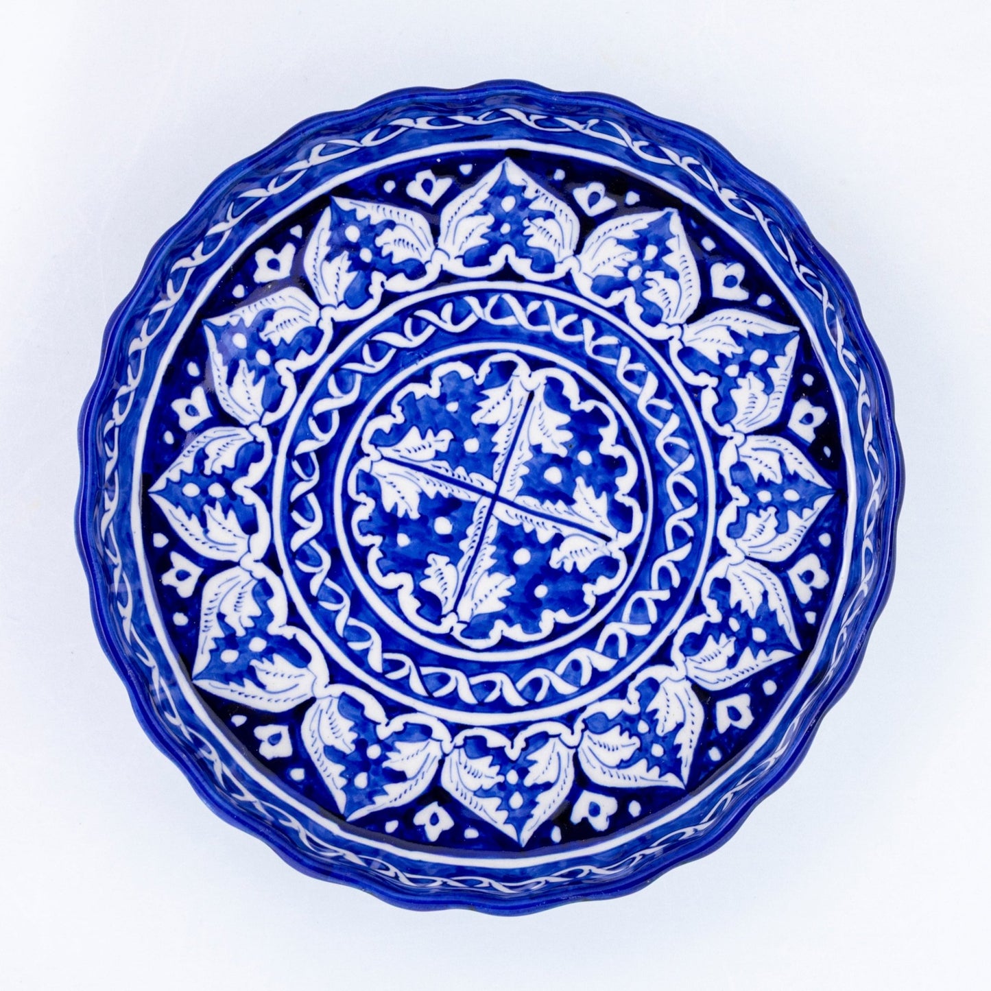 Ghauri Pie Plate - Multani Blues