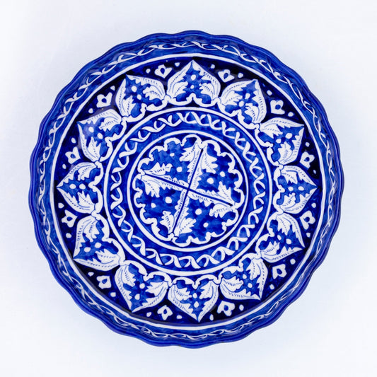 Ghauri Pie Plate - Multani Blues