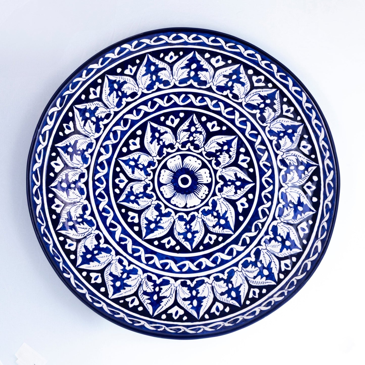 Ghauri Pizza Plate - Multani Blues