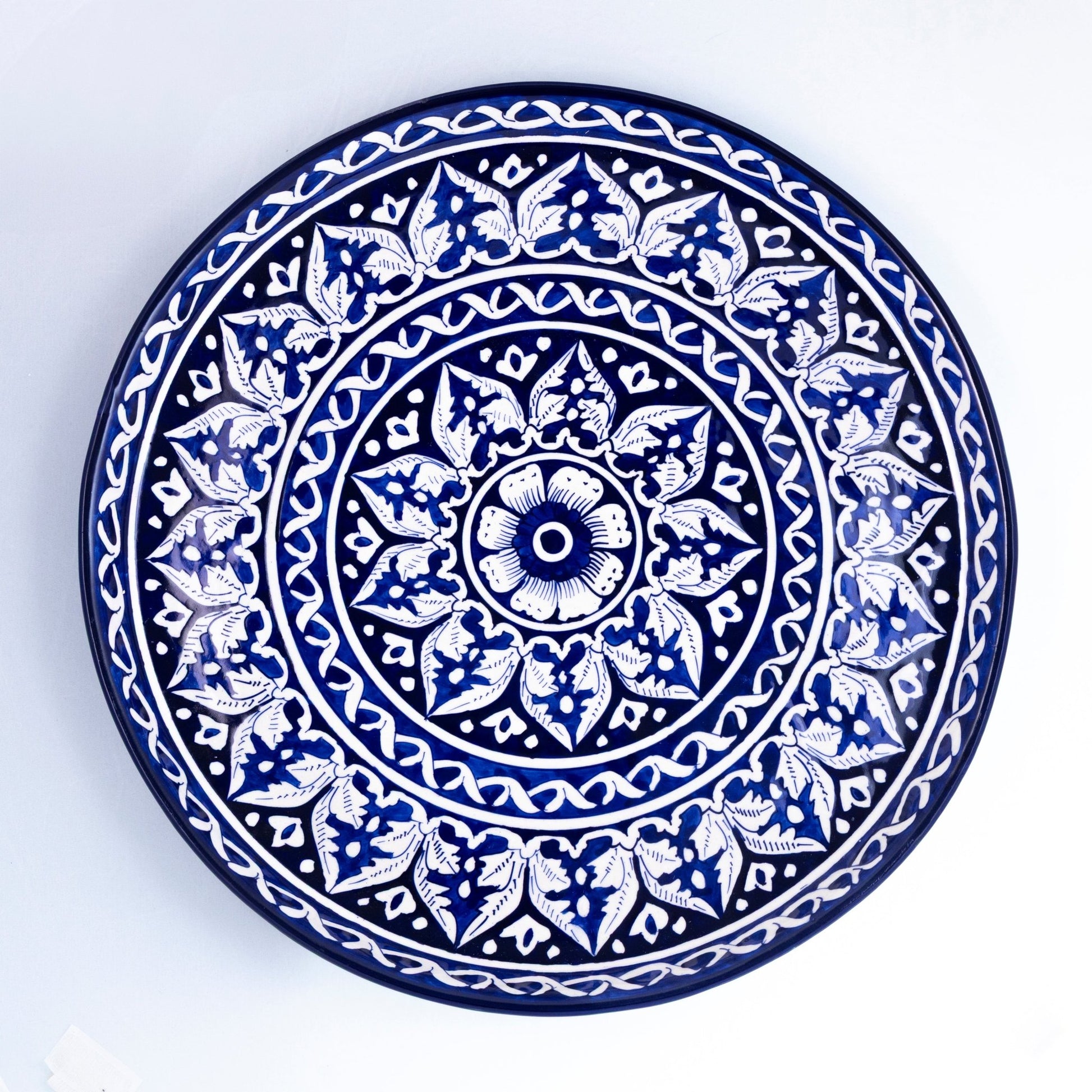 Ghauri Pizza Plate - Multani Blues